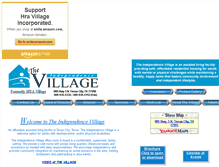 Tablet Screenshot of independence-village.org